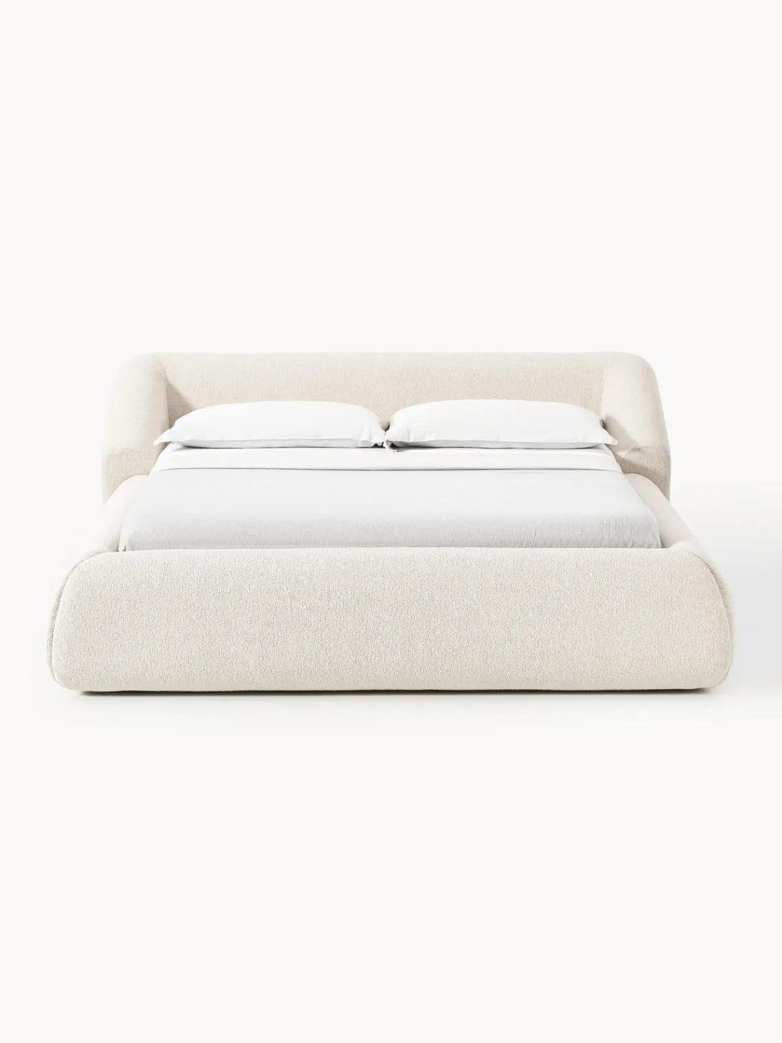 Discount Cama tapizada en tejido bouclé Sofia Camas Tapizadas|Camas