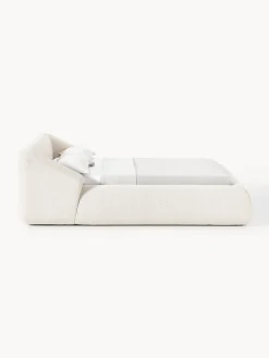Discount Cama tapizada en tejido bouclé Sofia Camas Tapizadas|Camas