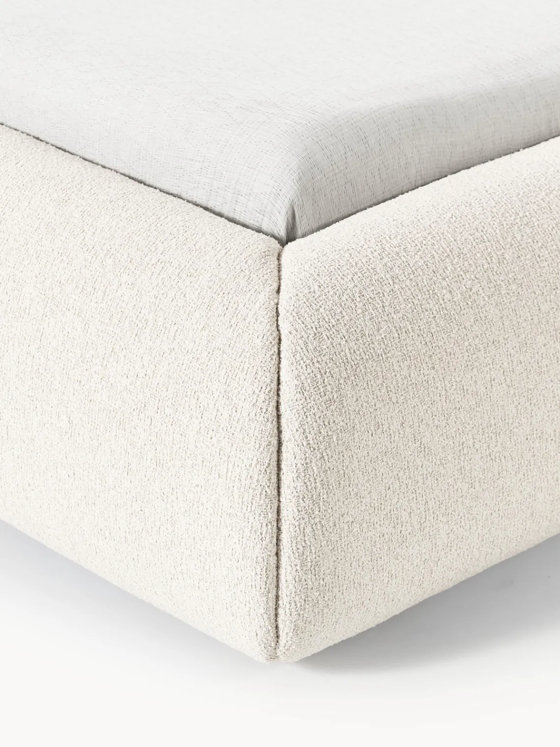 Discount Cama tapizada en tejido bouclé Sofia Camas Tapizadas|Camas