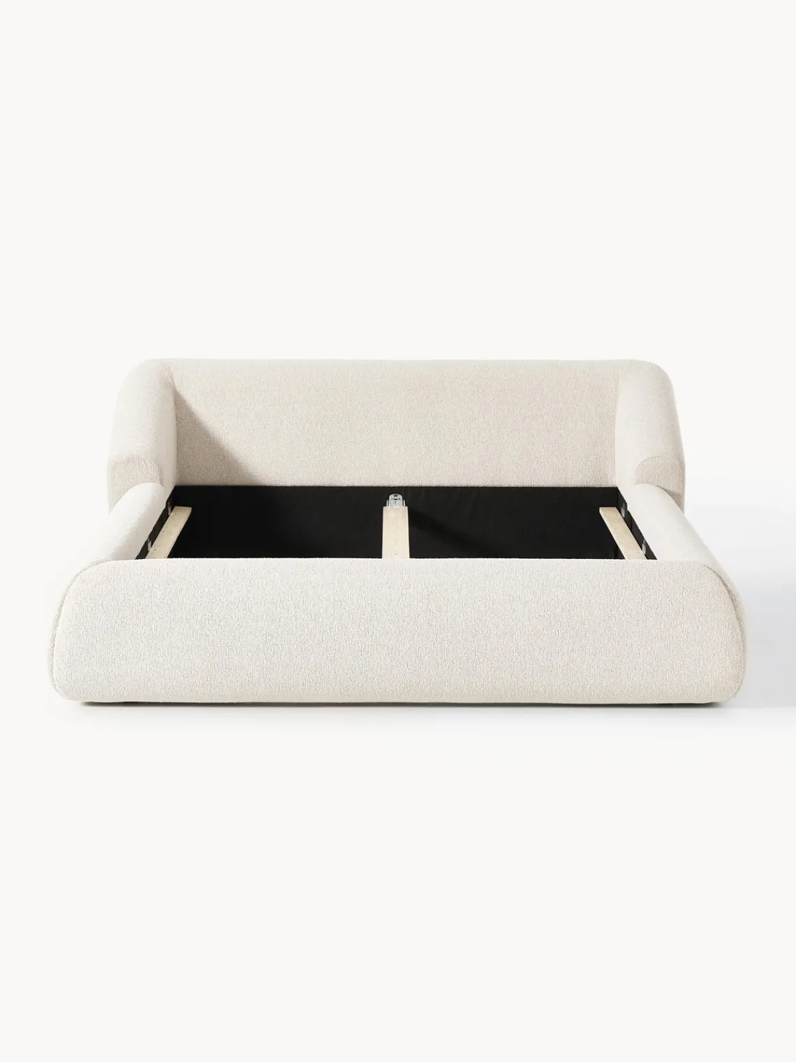 Discount Cama tapizada en tejido bouclé Sofia Camas Tapizadas|Camas