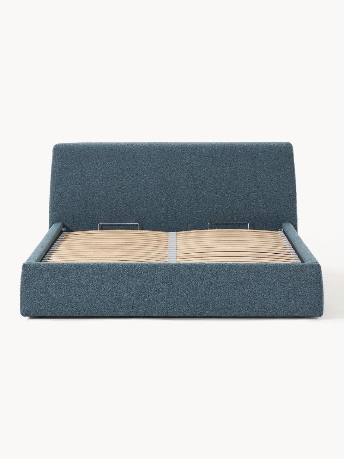 Online Cama tapizada en tejido bouclé con espacio de almacenaje Cloud Camas Tapizadas|Camas