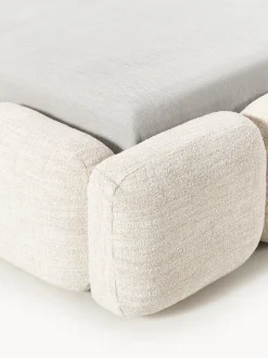 New Cama tapizada en tejido bouclé Tayla Camas Tapizadas|Camas