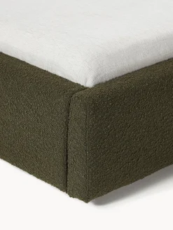 Sale Cama tapizada en tejido bouclé con espacio de almacenaje Cloud Camas Tapizadas|Camas