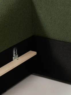 Clearance Cama tapizada en tejido bouclé Sofia Camas Tapizadas|Camas