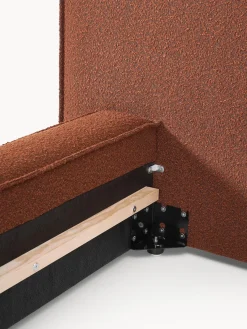 Camas Tapizadas|Camas></noscript>Westwing Collection Cama tapizada en tejido bouclé Lennon Bouclé terracota