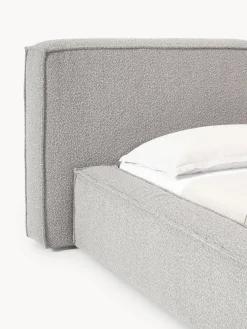 Hot Cama tapizada en tejido bouclé Lennon Camas Tapizadas|Camas