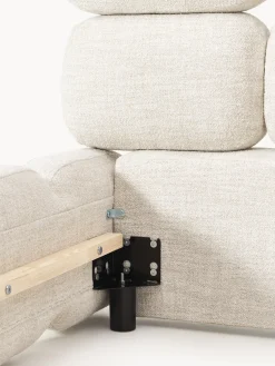 Camas Tapizadas|Camas></noscript>Westwing Collection Cama tapizada en tejido bouclé Tayla Bouclé beige claro