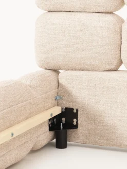 Hot Cama tapizada en tejido bouclé Tayla Camas Tapizadas|Camas