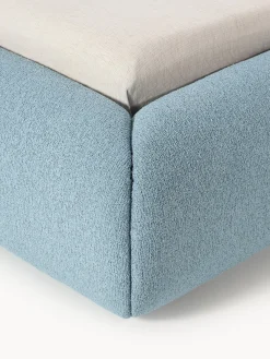 Clearance Cama tapizada en tejido bouclé Sofia Camas Tapizadas|Camas