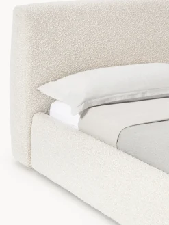 Discount Cama tapizada en tejido bouclé Cloud Camas Tapizadas|Camas