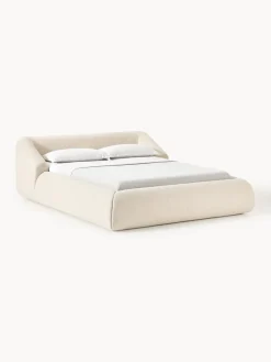 Sale Cama tapizada en tejido bouclé Sofia Camas Tapizadas|Camas