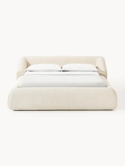Sale Cama tapizada en tejido bouclé Sofia Camas Tapizadas|Camas