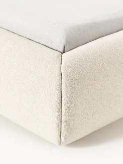 Sale Cama tapizada en tejido bouclé Sofia Camas Tapizadas|Camas