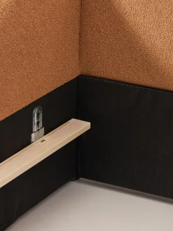 Camas Tapizadas|Camas></noscript>Westwing Collection Cama tapizada en tejido bouclé Sofia Bouclé marrón claro