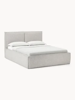 Hot Cama tapizada en tejido bouclé con espacio de almacenamiento Dream Camas Tapizadas|Camas