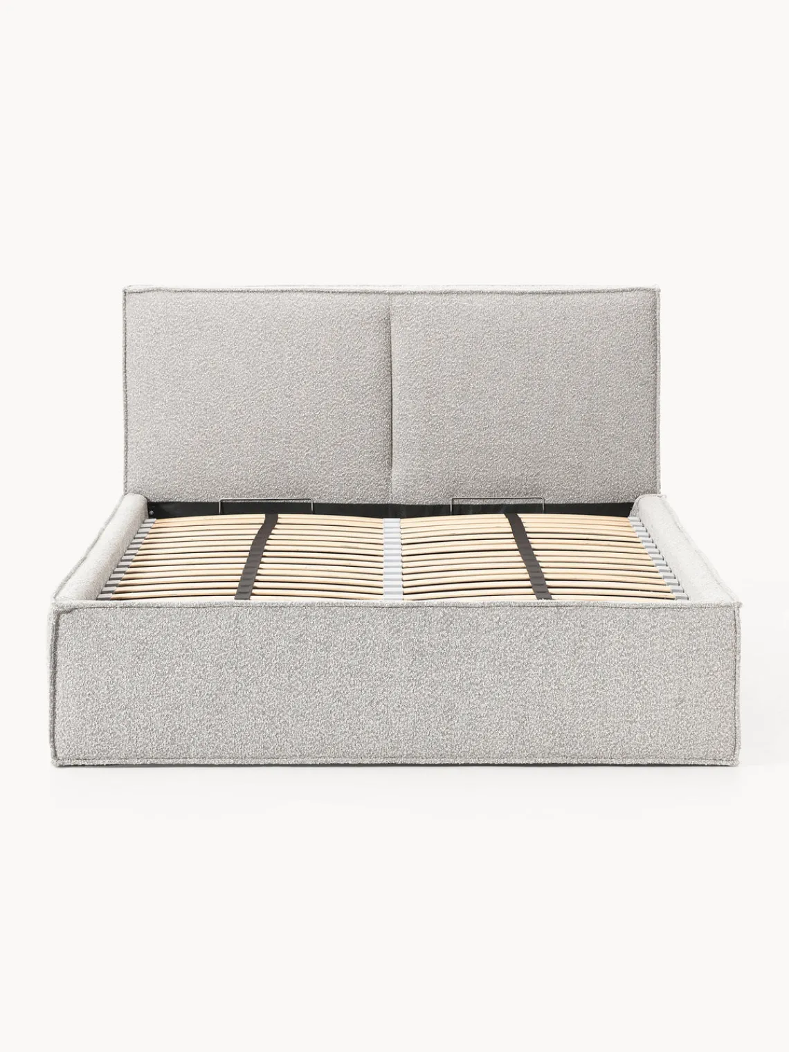 Hot Cama tapizada en tejido bouclé con espacio de almacenamiento Dream Camas Tapizadas|Camas