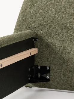 Camas Tapizadas|Camas></noscript>Westwing Collection Cama tapizada en tejido bouclé Gary Bouclé verde