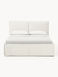 Sale Cama tapizada en tejido bouclé con espacio de almacenamiento Dream Camas Tapizadas|Camas