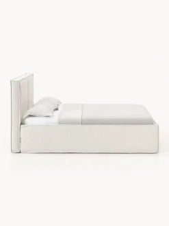 Sale Cama tapizada en tejido bouclé con espacio de almacenamiento Dream Camas Tapizadas|Camas
