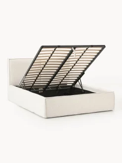 Sale Cama tapizada en tejido bouclé con espacio de almacenamiento Dream Camas Tapizadas|Camas