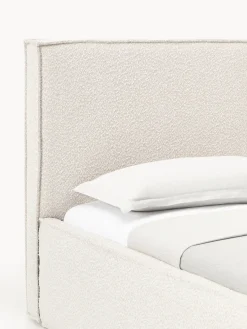 Sale Cama tapizada en tejido bouclé con espacio de almacenamiento Dream Camas Tapizadas|Camas