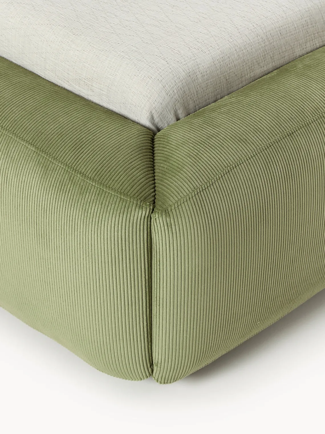 Camas Tapizadas|Camas>Westwing Collection Cama tapizada Melva Pana verde oliva