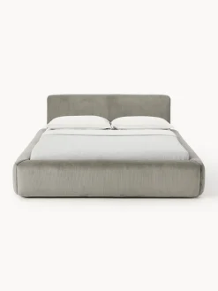 Camas Tapizadas|Camas>Westwing Collection Cama tapizada Melva Pana gris