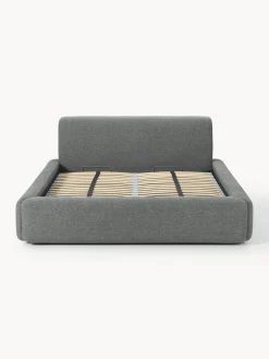 New Cama tapizada Melva, con espacio de almacenamiento Camas Tapizadas|Camas