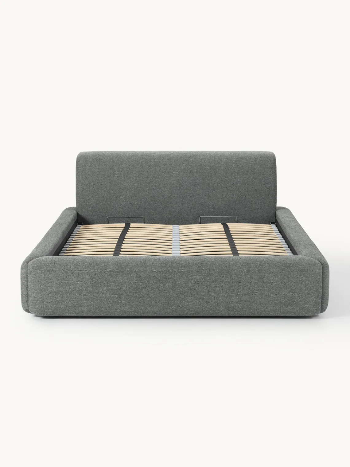 New Cama tapizada Melva, con espacio de almacenamiento Camas Tapizadas|Camas