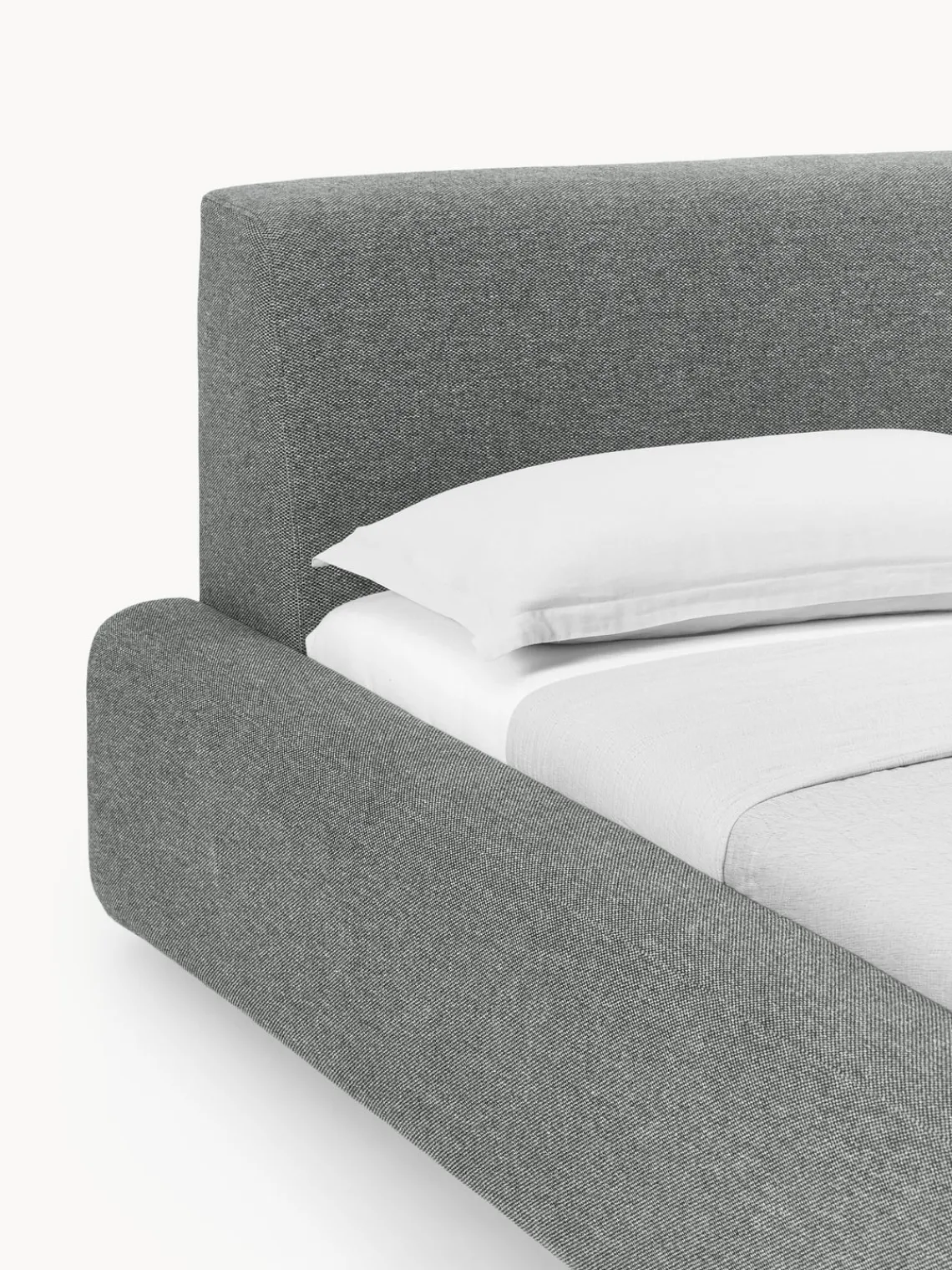 New Cama tapizada Melva, con espacio de almacenamiento Camas Tapizadas|Camas