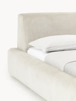 Clearance Cama tapizada Melva, con espacio de almacenamiento Camas Tapizadas|Camas