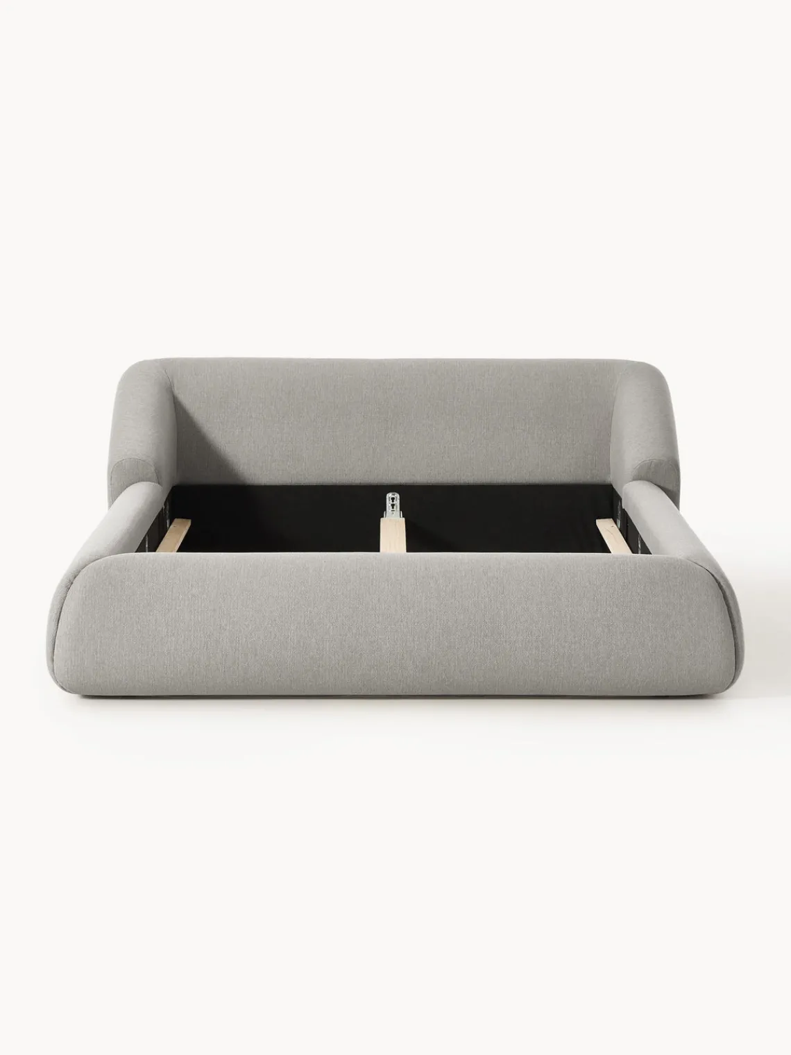 Camas Tapizadas|Camas>Westwing Collection Cama tapizada Sofia Tejido gris