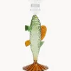 Discount Candelabro artesanal de vidrio borosilicato Fish Jarrones|Velas Y Candelabros