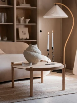 Candelabros|Jarrones>Cooee Design Candelabro Curved, 26 cm Negro