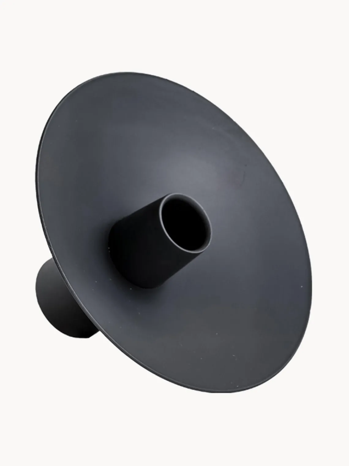 Candelabro de acero inoxidable mate Uma Candelabros|Jarrones