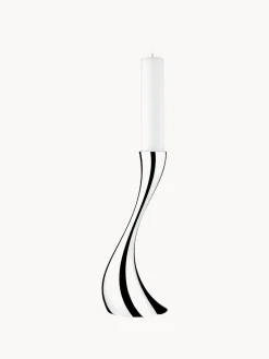Outlet Candelabro de acero inoxidable con forma orgánica Cobra, 40 cm Candelabros|Velas Y Candelabros