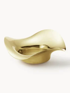 Sale Candelabro de acero inoxidable con forma orgánica Cobra Portavelas|Jarrones