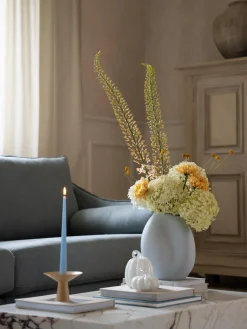 Candelabros|Jarrones>Cooee Design Candelabro de acero inoxidable mate Uma Ocre