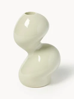 Candelabros|Jarrones>Westwing Collection Candelabro de gres Madhuri Blanco Off White