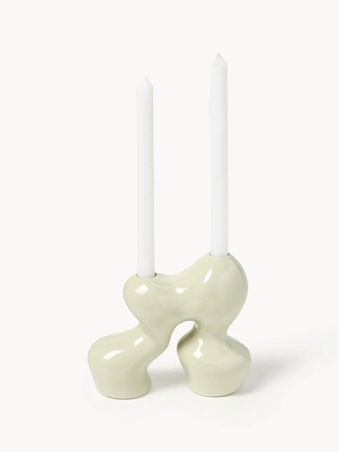Candelabro de gres Madhuri Candelabros|Jarrones