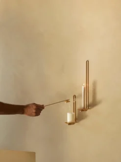 Online Candelabro de metal Clip Candelabros|Jarrones