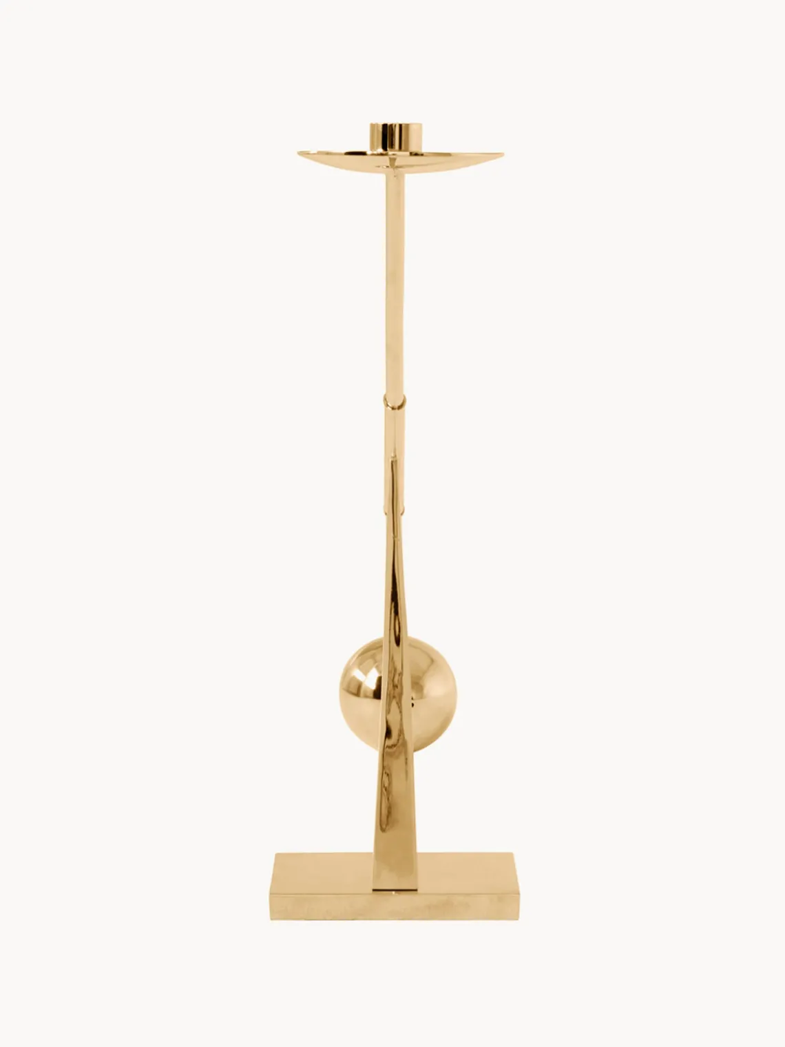 Candelabros|Jarrones>Audo Copenhagen Candelabro de metal de diseño Interconnect Latón