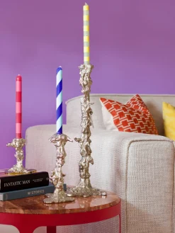 Candelabro de metal Drip Candelabros|Jarrones