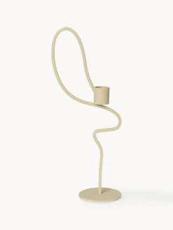 Candelabros|Jarrones>Ferm Living Candelabro de metal Valse Beige claro