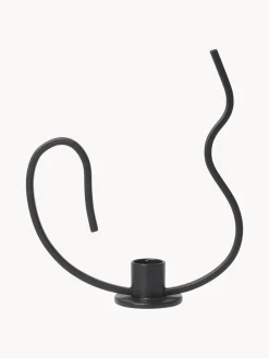 Candelabros|Jarrones>Ferm Living Candelabro de metal Valse Negro
