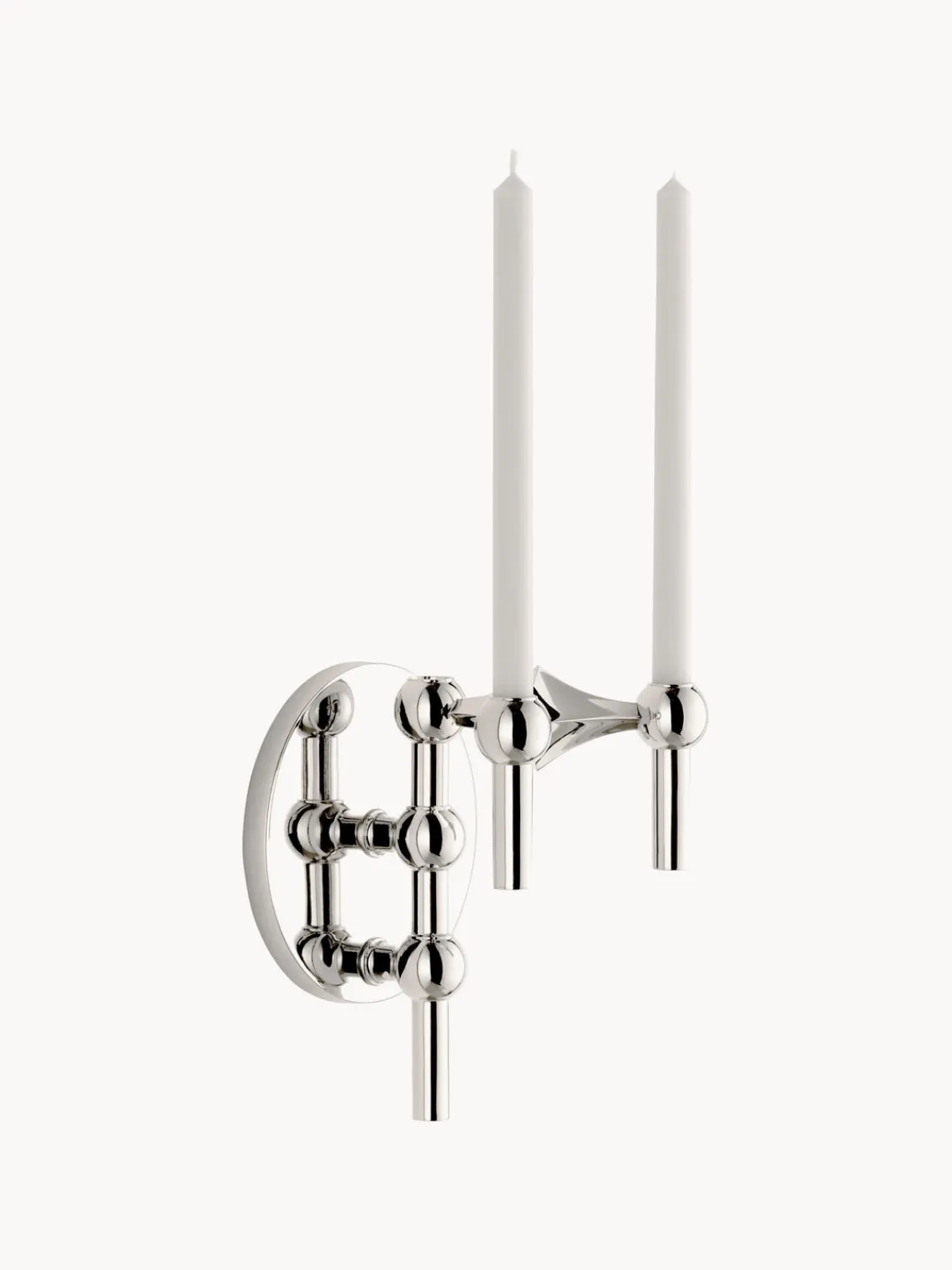 Candelabros|Jarrones>STOFF Nagel Candelabro de pared Plateado brillante