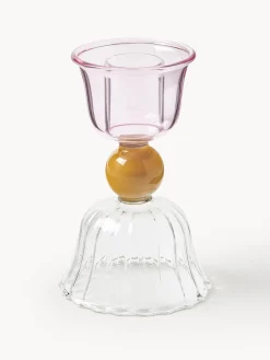 Candelabros|Velas Y Candelabros>&k Amsterdam Candelabro de vidrio borosilicato Perle