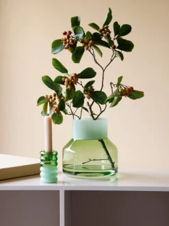 New Candelabro de vidrio borosilicato Hoop Candelabros|Jarrones