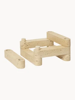 Candelabros|Jarrones></noscript>Ferm Living Candelabro modular de travertino Newel