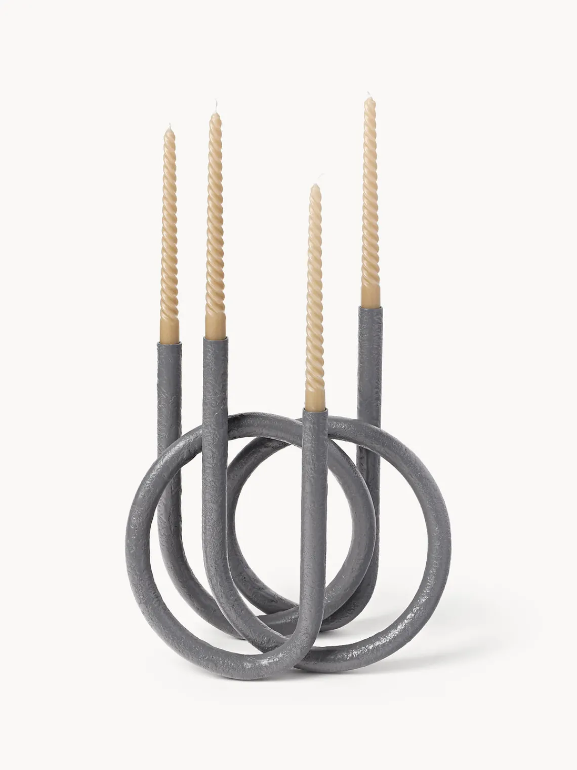 Candelabros|Jarrones>Westwing Collection Candelabro Naia Gris oscuro